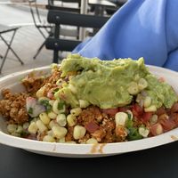 Burrito bowl with tofu  at Chipotle in Jackson