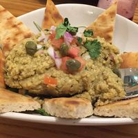 avocado hummus starter at Avocado in Athens