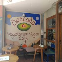 outside at Avocado in Athens