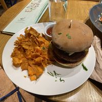 Avocado burger  at Avocado in Athens