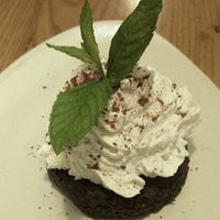 coconut pistachio chocolate - didn't like it at Avocado in Athens