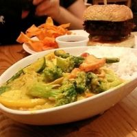 spicy curry dish at Avocado in Athens