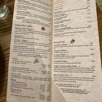 Menu  at Avocado in Athens