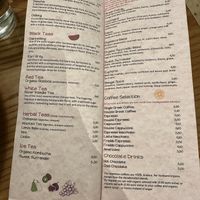 Menu  at Avocado in Athens