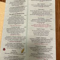 Menu  at Avocado in Athens