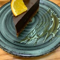Chocolate raw cake (vegan) at Avocado in Athens