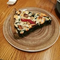 Mother earth spinach tart at Avocado in Athens