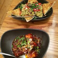 Tofu dish. Pita dish. at Avocado in Athens