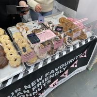 Doughnuts at London VegFest  at Cat Burglar Dough Co in Brighton