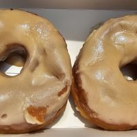 Maple glazed doughtnuts at Cat Burglar Dough Co in Brighton