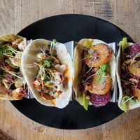 Delicate Squash & Beet Apple #Veganuary at Whiskey Taco Foxtrot in Clawson