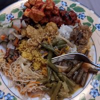 Vegan rijsttafel at BioToko in Arnhem