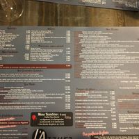 Karte vom 20.10 at L'Azzura in Bormes-les-mimosas