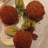 Truffle croquettes at Mallow - Borough Market in South East London