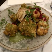 Cauliflower chaat  at Mallow - Borough Market in South East London