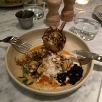 Best dish of the night! Jerusalem artichoke small plate 🥰 at Mallow - Borough Market in South East London