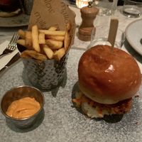 Chicken burger at Mallow - Borough Market in South East London