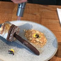 Roasted pumpkin and labneh on sourdough toast, full English breakfast  at Mallow - Borough Market in South East London