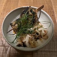 Celearic skewer  at Mallow - Borough Market in South East London