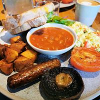 Vegan English breakfast at Mallow - Borough Market in South East London