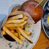 Chicken burger at Mallow - Borough Market in South East London