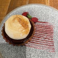 Raspberry and chocolate s’mores  at Mallow - Borough Market in South East London