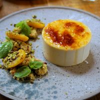 crème brûlée at Mallow - Borough Market in South East London