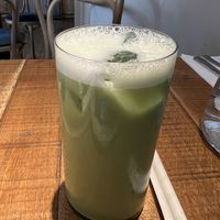 Iced Matcha latte   at Mallow - Borough Market in South East London