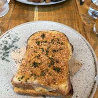 Red pepper croqmonsieur  at Mallow - Borough Market in South East London