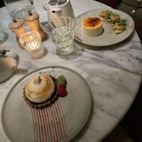 S’mores tarts and crème brûlée   at Mallow - Borough Market in South East London