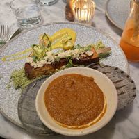 Tofu and corn tortillas   at Mallow - Borough Market in South East London