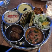 indian market thali  at Mallow - Borough Market in South East London