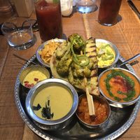 Market Thali and Bloody Mary   at Mallow - Borough Market in South East London