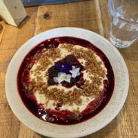 blackberry porridge   at Mallow - Borough Market in South East London
