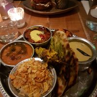 Thali and chicken burger at Mallow - Borough Market in South East London