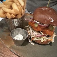“Chicken” burger   at Mallow - Borough Market in South East London