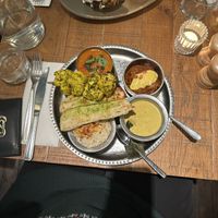 Seasonal thali   at Mallow - Borough Market in South East London