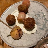 Porcini croquettes at Mallow - Borough Market in South East London