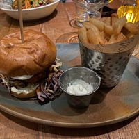 Chick'n burger at Mallow - Borough Market in South East London