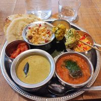 Mind blower Thalhi on the Brunch Menu #Veganuary at Mallow - Borough Market in South East London