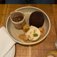 Sticky toffee pudding  at Mallow - Borough Market in South East London