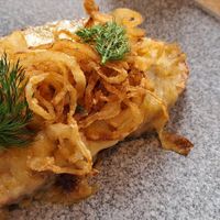 Caramelised onion and cheddar rarebit at Mallow - Borough Market in South East London