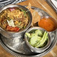 Mushroom biryani   at Mallow - Borough Market in South East London