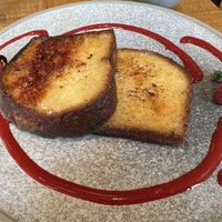 Crème brûlée French toast.   at Mallow - Borough Market in South East London