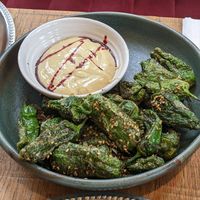 Shishito peppers at Mallow - Borough Market in South East London