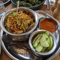 Mushroom Biryani, insanely good at Mallow - Borough Market in South East London