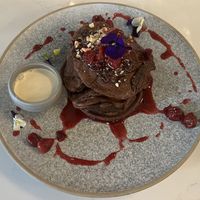 Black Forest Chocolate Pancakes  at Mallow - Borough Market in South East London