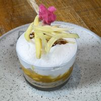 Chai dessert  at Mallow - Borough Market in South East London