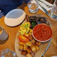Full English breakfast at Mallow - Borough Market in South East London