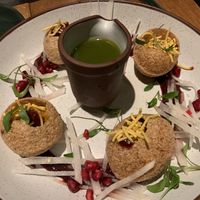 Pumpkin Pani Puri  at Mallow - Borough Market in South East London